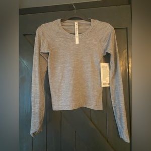 lululemon swiftly tech long sleeve 2.0 race length size 4